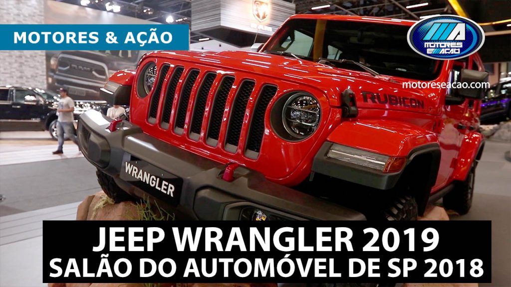 Jeep no Salão do Automóvel 2018 apresenta o novo Wrangler