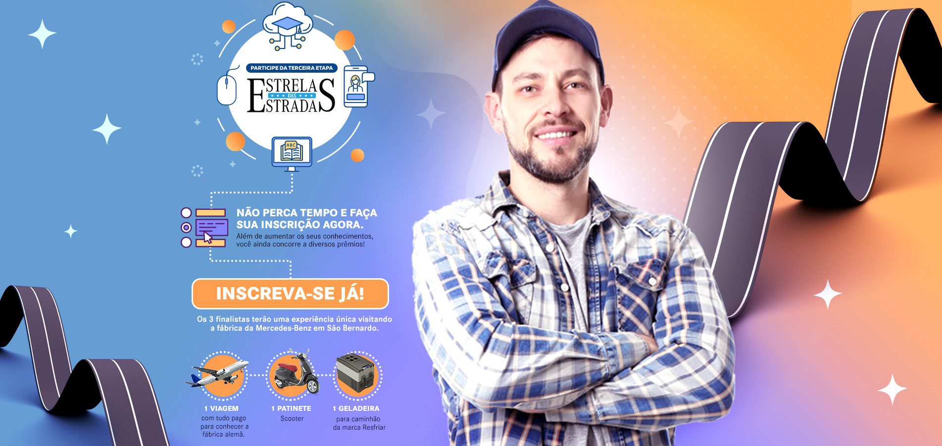 Mercedes-Benz prorroga prazo de inscrição do projeto “Estrelas das Estradas”