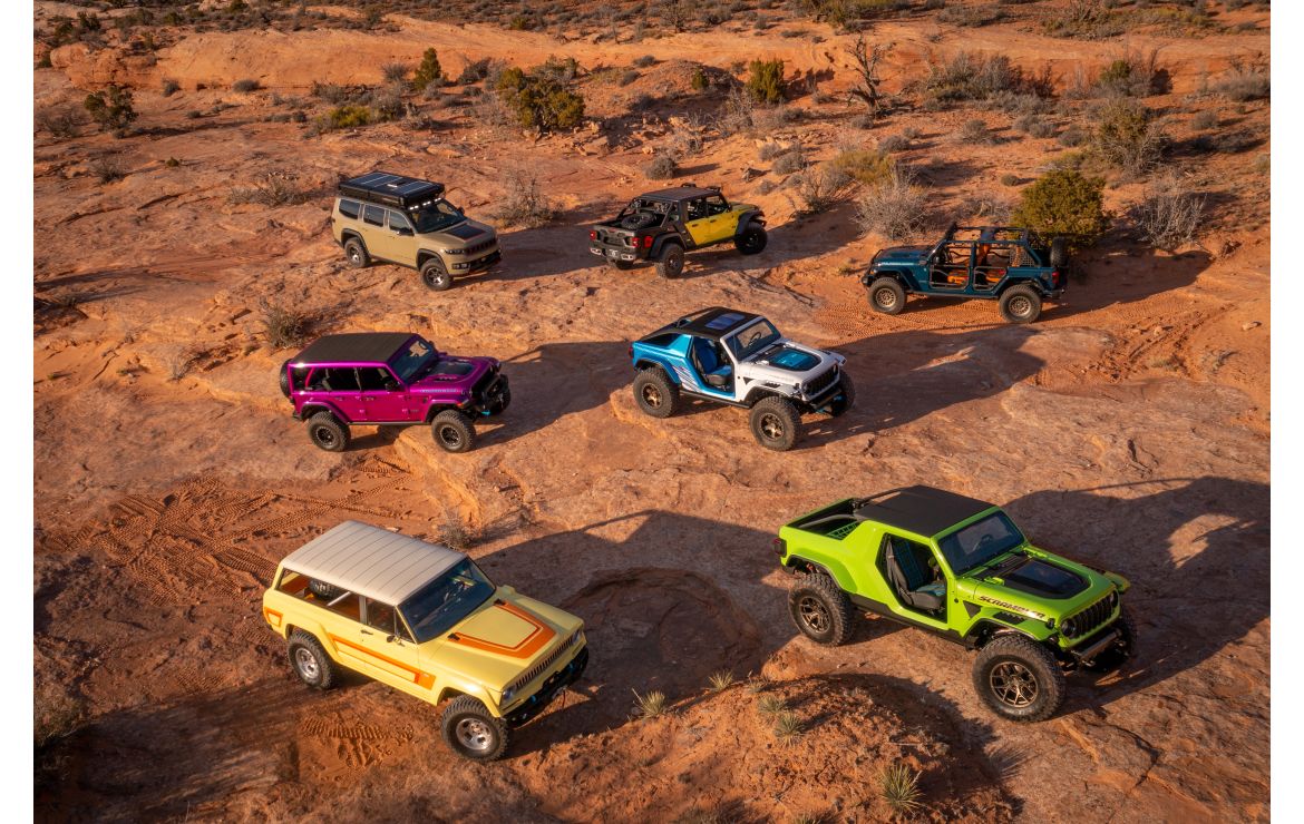 Jeep apresenta novos carros-conceito nas trilhas do 57º Easter Jeep Safari