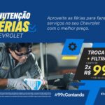 Motivos para conferir a Manutenção de Férias Chevrolet