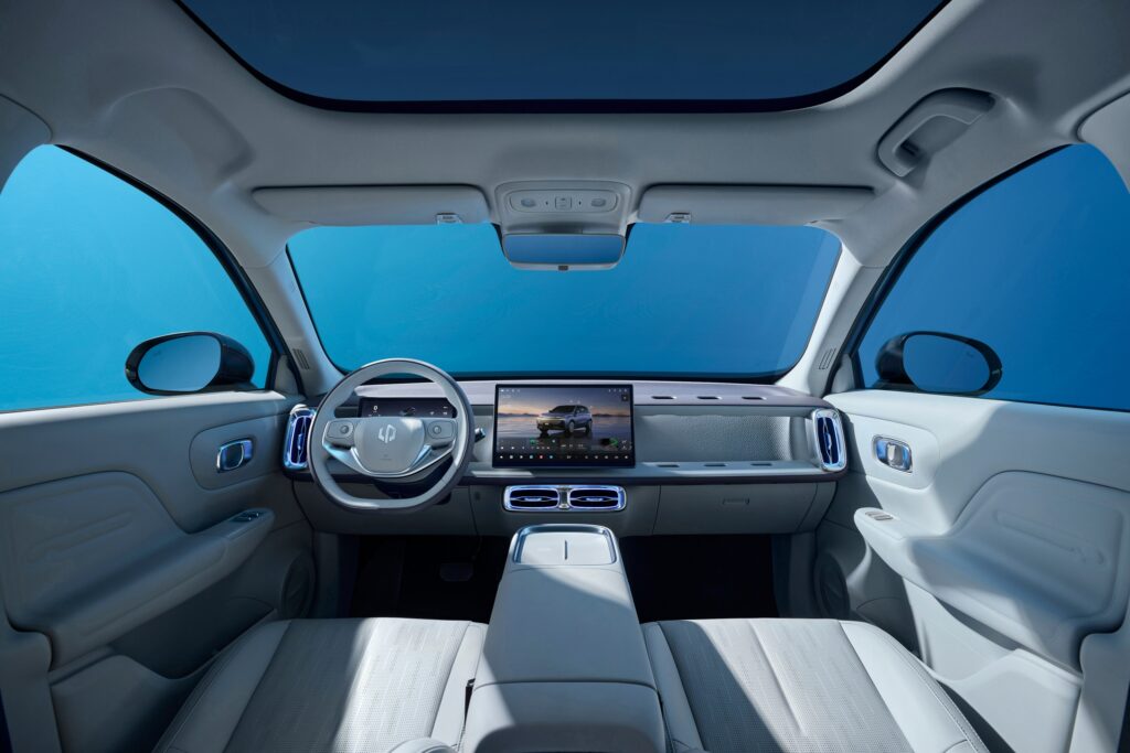 Interior do Leapmotor B10