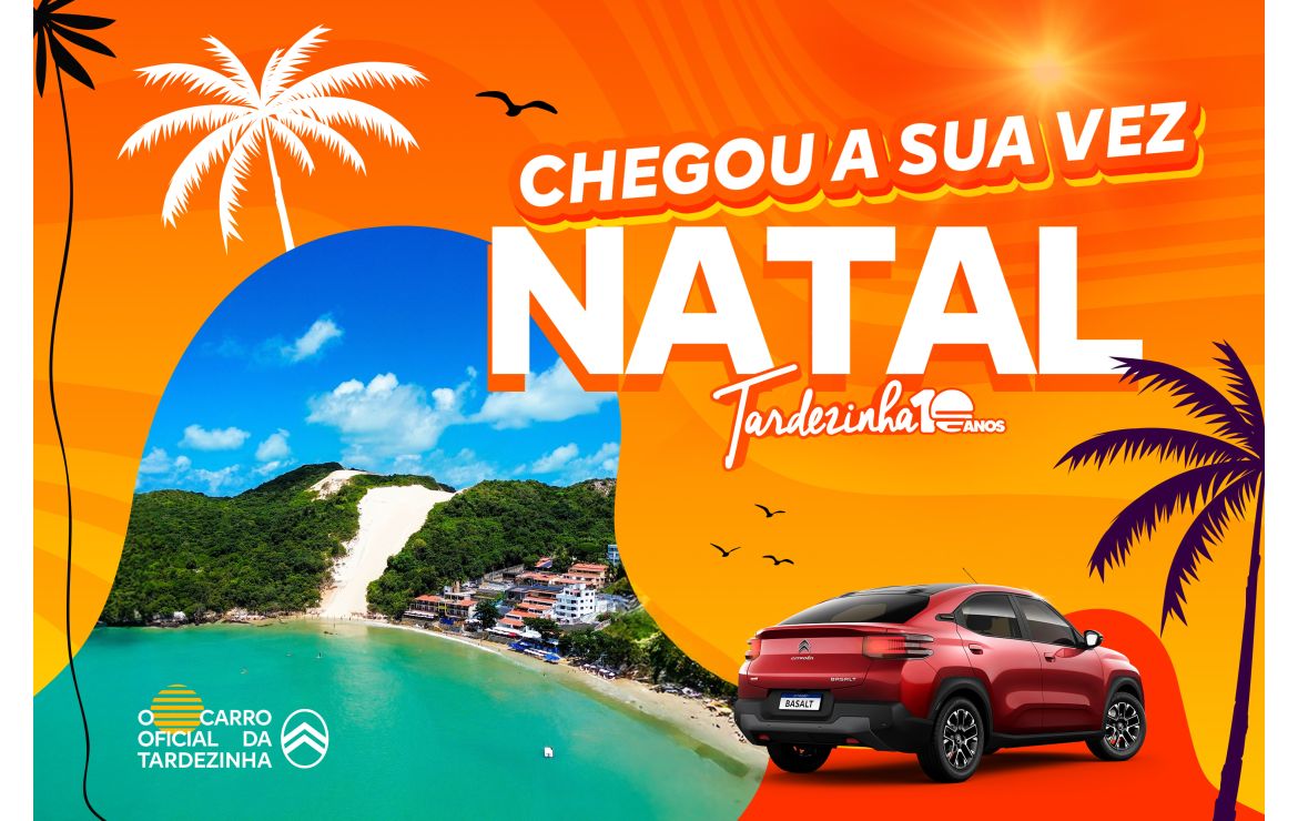 Citroën Basalt é estrela do Tardezinha 2025 em Natal com Thiaguinho