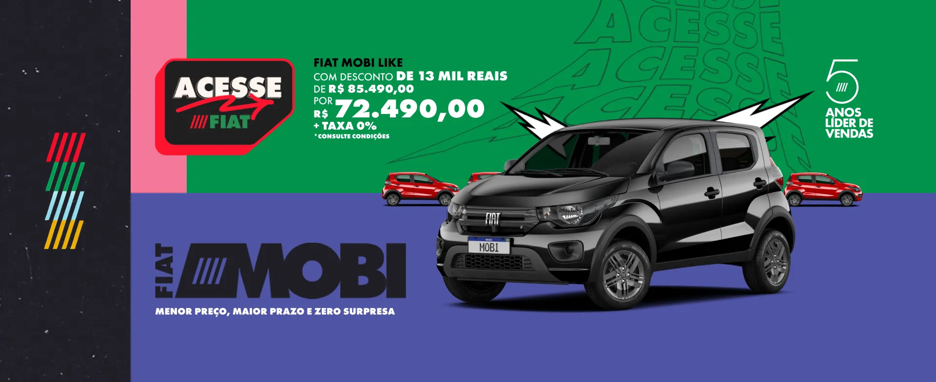 Banner Fiat · Mobi Acesse