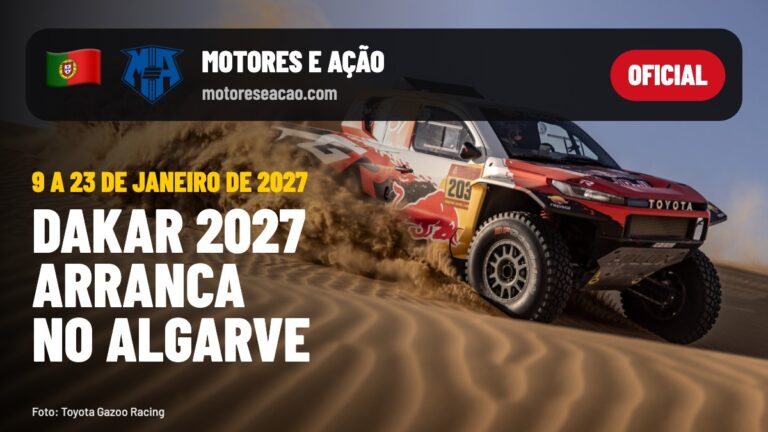 Oficial: o Dakar 2027 arranca no Algarve, 20 anos depois de Lisboa, e segue para Marrocos
