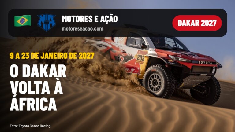 Dakar 2027 volta à África: largada em Portugal, chegada no Marrocos e Lucas Moraes livre para escolher equipe