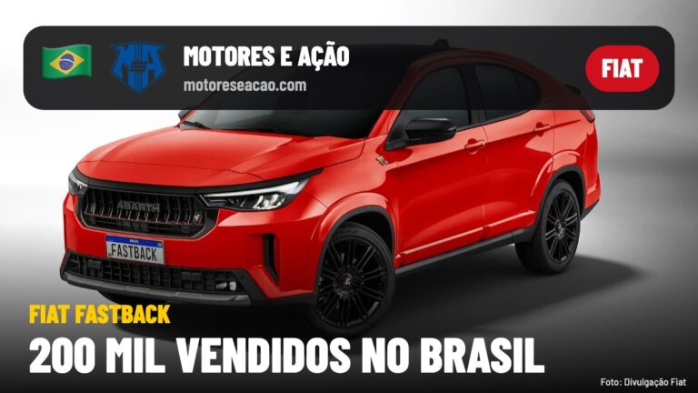 Fiat Fastback chega a 200 mil unidades vendidas no Brasil e ganha a maior gama da sua história