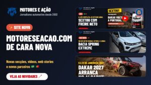 O novo site Motores e Ação: novas secções, vídeos e parceiros