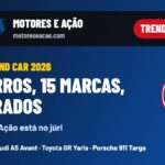 Prêmio Trend Car 2026: o Motores e Ação está no júri que escolhe os melhores lançamentos do ano