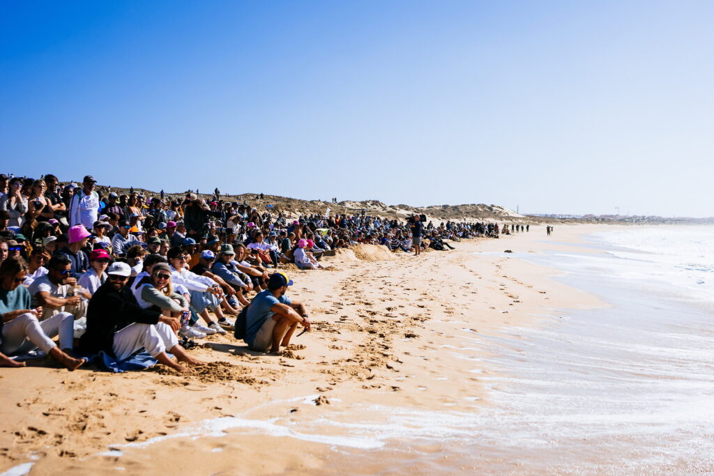 Público em Supertubos, Peniche